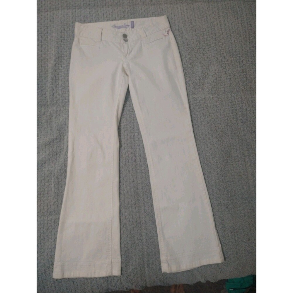 American Rag Flared Leg jeans White 3s Boho Beachy Summer - Picture 4 of 10